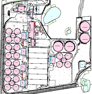 Lageplan Biogasanlage 1284124482_2628_74711.bmp